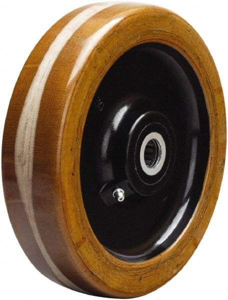 Hamilton - 8 Inch Diameter x 2 Inch Wide, Phenolic Caster Wheel - 1,750 Lb. Capacity, 2-3/16 Inch Hub Length, 1-7/16 Inch Axle Diameter, Plain Bore Bearing - Benchmark Tooling