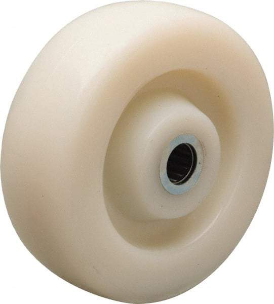 Hamilton - 6 Inch Diameter x 2 Inch Wide, Nylon Caster Wheel - 1,000 Lb. Capacity, 2-3/16 Inch Hub Length, 3/4 Inch Axle Diameter, Straight Roller Bearing - Benchmark Tooling