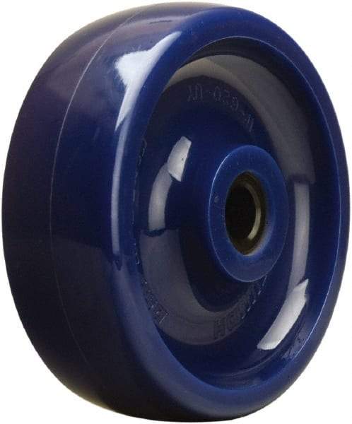 Hamilton - 6 Inch Diameter x 2 Inch Wide, Polyurethane Caster Wheel - 1,000 Lb. Capacity, 2-3/16 Inch Hub Length, 3/4 Inch Axle Diameter, Delrin Bearing - Benchmark Tooling