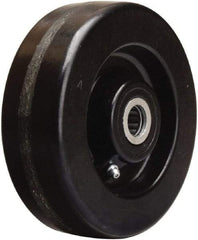 Hamilton - 6 Inch Diameter x 2 Inch Wide, Phenolic Caster Wheel - 1,200 Lb. Capacity, 2-3/16 Inch Hub Length, 5/8 Inch Axle Diameter, Straight Roller Bearing - Benchmark Tooling