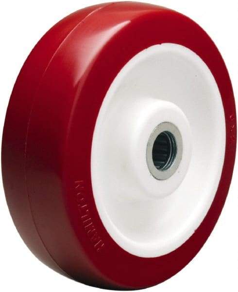 Hamilton - 6 Inch Diameter x 2 Inch Wide, Polyurethane on Polypropylene Caster Wheel - 1,100 Lb. Capacity, 2-3/16 Inch Hub Length, 3/4 Inch Axle Diameter, Straight Roller Bearing - Benchmark Tooling