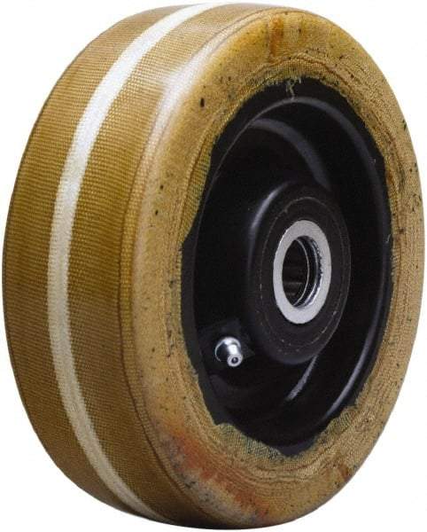 Hamilton - 6 Inch Diameter x 2 Inch Wide, Phenolic Caster Wheel - 1,500 Lb. Capacity, 2-3/16 Inch Hub Length, 1-3/16 Inch Axle Diameter, Plain Bore Bearing - Benchmark Tooling