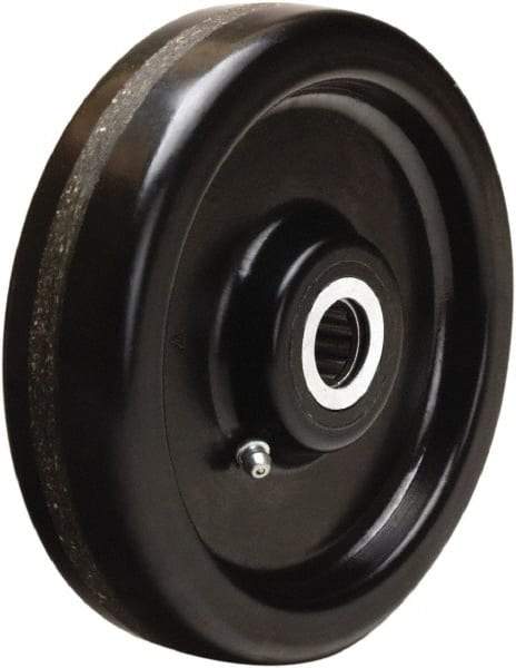 Hamilton - 6 Inch Diameter x 1-1/2 Inch Wide, Phenolic Caster Wheel - 800 Lb. Capacity, 1-5/8 Inch Hub Length, 5/8 Inch Axle Diameter, Straight Roller Bearing - Benchmark Tooling