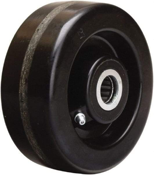 Hamilton - 5 Inch Diameter x 2 Inch Wide, Phenolic Caster Wheel - 1,000 Lb. Capacity, 2-3/16 Inch Hub Length, 1-3/16 Inch Axle Diameter, Plain Bore Bearing - Benchmark Tooling