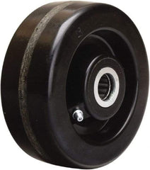 Hamilton - 5 Inch Diameter x 2 Inch Wide, Phenolic Caster Wheel - 1,000 Lb. Capacity, 2-3/16 Inch Hub Length, 5/8 Inch Axle Diameter, Straight Roller Bearing - Benchmark Tooling