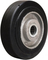 Hamilton - 5 Inch Diameter x 1-1/2 Inch Wide, Rubber on Aluminum Caster Wheel - 240 Lb. Capacity, 1-3/4 Inch Hub Length, 3/4 Inch Axle Diameter, Straight Roller Bearing - Benchmark Tooling