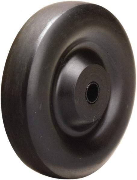 Hamilton - 5 Inch Diameter x 1-5/16 Inch Wide, Hard Rubber Caster Wheel - 280 Lb. Capacity, 1-1/2 Inch Hub Length, 1/2 Inch Axle Diameter, Self-Lube Bearing - Benchmark Tooling
