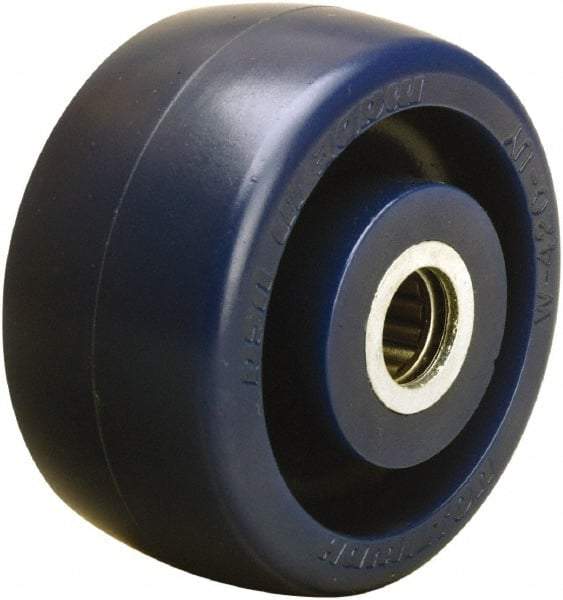 Hamilton - 4 Inch Diameter x 2 Inch Wide, Polyurethane Caster Wheel - 750 Lb. Capacity, 2-3/16 Inch Hub Length, 5/8 Inch Axle Diameter, Straight Roller Bearing - Benchmark Tooling