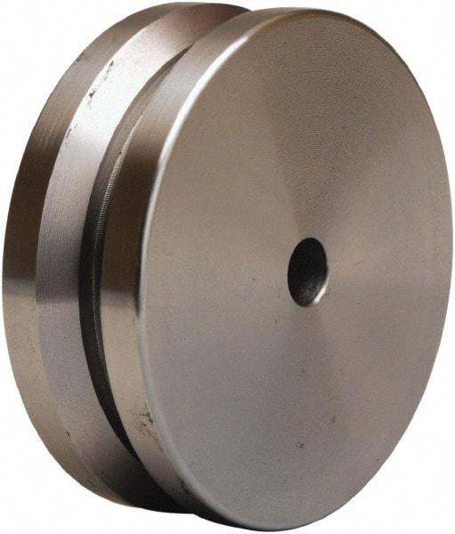 Hamilton - 4 Inch Diameter x 1-3/8 Inch Wide, Stainless Steel Caster Wheel - 550 Lb. Capacity, 1-3/8 Inch Hub Length, 1/2 Inch Axle Diameter, Plain Bore Bearing - Benchmark Tooling