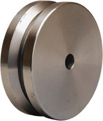 Hamilton - 4 Inch Diameter x 1-3/8 Inch Wide, Stainless Steel Caster Wheel - 550 Lb. Capacity, 1-3/8 Inch Hub Length, 1/2 Inch Axle Diameter, Plain Bore Bearing - Benchmark Tooling