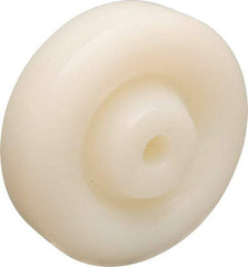 Hamilton - 4 Inch Diameter x 1-1/4 Inch Wide, Nylon Caster Wheel - 350 Lb. Capacity, 1-9/16 Inch Hub Length, 1/2 Inch Axle Diameter, Straight Roller Bearing - Benchmark Tooling