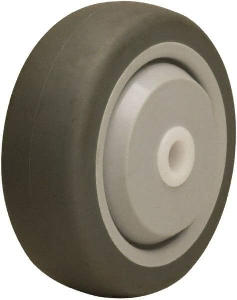 Hamilton - 3-1/2 Inch Diameter x 1-3/8 Inch Wide, Rubber on Thermoplastic Caster Wheel - 240 Lb. Capacity, 1-5/8 Inch Hub Length, 1/2 Inch Axle Diameter, Ball Bearing - Benchmark Tooling