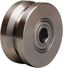 Hamilton - 3 Inch Diameter x 1-3/8 Inch Wide, Stainless Steel Caster Wheel - 450 Lb. Capacity, 1-5/8 Inch Hub Length, 1/2 Inch Axle Diameter, Stainless Steel Precision Ball Bearing - Benchmark Tooling