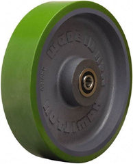 Hamilton - 12 Inch Diameter x 3 Inch Wide, Polyurethane on Cast Iron Caster Wheel - 3,500 Lb. Capacity, 3-1/2 Inch Hub Length, 1 Inch Axle Diameter, Sealed Precision Ball Bearing - Benchmark Tooling