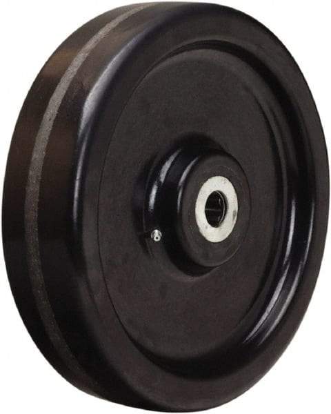 Hamilton - 16 Inch Diameter x 3 Inch Wide, Phenolic Caster Wheel - 4,000 Lb. Capacity, 4-1/4 Inch Hub Length, 1-1/4 Inch Axle Diameter, Straight Roller Bearing - Benchmark Tooling
