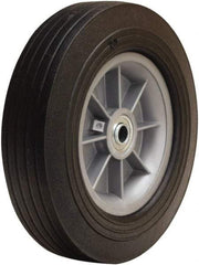 Hamilton - 10 Inch Diameter x 2-3/4 Inch Wide, Rubber on Polypropylene Caster Wheel - 500 Lb. Capacity, 2-1/4 Inch Hub Length, 5/8 Inch Axle Diameter, Ball Bearing - Benchmark Tooling