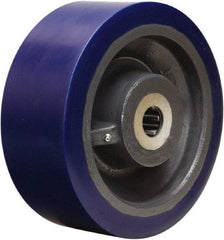Hamilton - 10 Inch Diameter x 4 Inch Wide, Polyurethane on Forged Steel Caster Wheel - 5,000 Lb. Capacity, 4-1/4 Inch Hub Length, 2-7/16 Inch Axle Diameter, Plain Bore Bearing - Benchmark Tooling