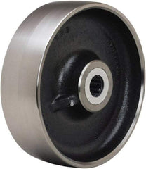 Hamilton - 10 Inch Diameter x 3 Inch Wide, Forged Steel Caster Wheel - 5,500 Lb. Capacity, 3-1/4 Inch Hub Length, 1-1/2 Inch Axle Diameter, Straight Roller Bearing - Benchmark Tooling