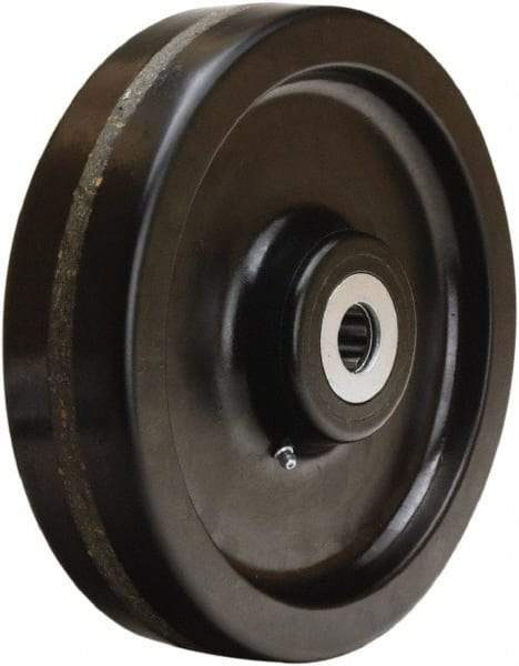 Hamilton - 10 Inch Diameter x 2-1/2 Inch Wide, Phenolic Caster Wheel - 2,500 Lb. Capacity, 3-1/4 Inch Hub Length, 1 Inch Axle Diameter, Straight Roller Bearing - Benchmark Tooling