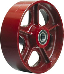 Hamilton - 10 Inch Diameter x 2-1/2 Inch Wide, Cast Iron Caster Wheel - 2,500 Lb. Capacity, 3-1/4 Inch Hub Length, 3/4 Inch Axle Diameter, Precision Ball Bearing - Benchmark Tooling