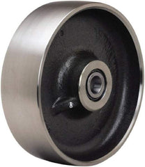 Hamilton - 10 Inch Diameter x 3 Inch Wide, Forged Steel Caster Wheel - 6,500 Lb. Capacity, 3-1/4 Inch Hub Length, 2-3/16 Inch Axle Diameter, Plain Bore Bearing - Benchmark Tooling