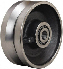 Hamilton - 10 Inch Diameter x 4 Inch Wide, Forged Steel Caster Wheel - 16,000 Lb. Capacity, 4-1/4 Inch Hub Length, 1-1/4 Inch Axle Diameter, Tapered Roller Bearing - Benchmark Tooling