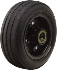 Hamilton - 10 Inch Diameter x 4 Inch Wide, Rubber Caster Wheel - 1,000 Lb. Capacity, 4-1/4 Inch Hub Length, 1 Inch Axle Diameter, Tapered Roller Bearing - Benchmark Tooling