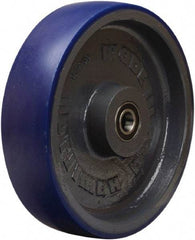 Hamilton - 12 Inch Diameter x 3 Inch Wide, Polyurethane on Cast Iron Caster Wheel - 3,800 Lb. Capacity, 3-1/2 Inch Hub Length, 3/4 Inch Axle Diameter, Tapered Roller Bearing - Benchmark Tooling