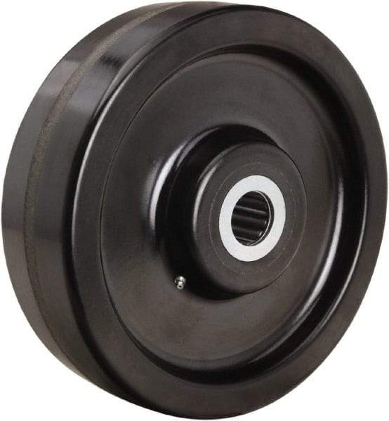 Hamilton - 12 Inch Diameter x 3-1/2 Inch Wide, Phenolic Caster Wheel - 4,000 Lb. Capacity, 4-1/4 Inch Hub Length, 1-1/4 Inch Axle Diameter, Straight Roller Bearing - Benchmark Tooling