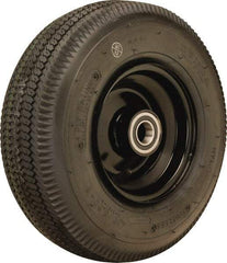 Hamilton - 12 Inch Diameter x 4-1/8 Inch Wide, Rubber Caster Wheel - 625 Lb. Capacity, 4-3/8 Inch Hub Length, 1 Inch Axle Diameter, Tapered Roller Bearing - Benchmark Tooling