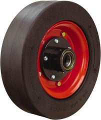 Hamilton - 14 Inch Diameter x 4 Inch Wide, Rubber Caster Wheel - 1,500 Lb. Capacity, 4-1/2 Inch Hub Length, 1-1/4 Inch Axle Diameter, Tapered Roller Bearing - Benchmark Tooling