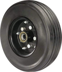 Hamilton - 16 Inch Diameter x 5-1/8 Inch Wide, Rubber Caster Wheel - 2,900 Lb. Capacity, 4-1/2 Inch Hub Length, 1 Inch Axle Diameter, Tapered Roller Bearing - Benchmark Tooling