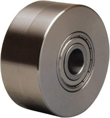 Hamilton - 3 Inch Diameter x 1-3/8 Inch Wide, Stainless Steel Caster Wheel - 450 Lb. Capacity, 1-9/16 Inch Hub Length, 1/2 Inch Axle Diameter, Delrin Bearing - Benchmark Tooling