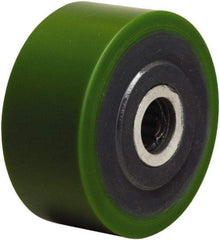 Hamilton - 3-1/4 Inch Diameter x 1-1/2 Inch Wide, Polyurethane on Cast Iron Caster Wheel - 475 Lb. Capacity, 1-5/8 Inch Hub Length, 1/2 Inch Axle Diameter, Straight Roller Bearing - Benchmark Tooling