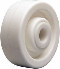 Hamilton - 4 Inch Diameter x 1-1/2 Inch Wide, Polyolefin Caster Wheel - 400 Lb. Capacity, 1-5/8 Inch Hub Length, 5/8 Inch Axle Diameter, Delrin Bearing - Benchmark Tooling