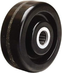 Hamilton - 4 Inch Diameter x 1-1/2 Inch Wide, Phenolic Caster Wheel - 600 Lb. Capacity, 1-5/8 Inch Hub Length, 1-3/16 Inch Axle Diameter, Plain Bore Bearing - Benchmark Tooling