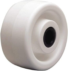 Hamilton - 4 Inch Diameter x 2 Inch Wide, Polyolefin Caster Wheel - 550 Lb. Capacity, 2-3/16 Inch Hub Length, 3/4 Inch Axle Diameter, Delrin Bearing - Benchmark Tooling