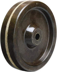 Hamilton - 5 Inch Diameter x 1-1/4 Inch Wide, Phenolic Caster Wheel - 300 Lb. Capacity, 1-3/8 Inch Hub Length, 1/2 Inch Axle Diameter, Straight Roller Bearing - Benchmark Tooling