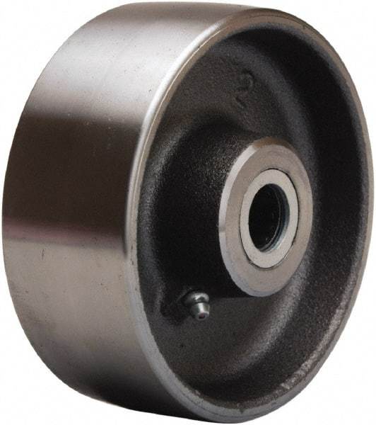 Hamilton - 5 Inch Diameter x 2 Inch Wide, Forged Steel Caster Wheel - 2,000 Lb. Capacity, 2-1/4 Inch Hub Length, 1/2 Inch Axle Diameter, Tapered Roller Bearing - Benchmark Tooling