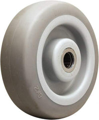 Hamilton - 6 Inch Diameter x 2 Inch Wide, Rubber on Thermoplastic Caster Wheel - 410 Lb. Capacity, 2-3/16 Inch Hub Length, 5/8 Inch Axle Diameter, Straight Roller Bearing - Benchmark Tooling