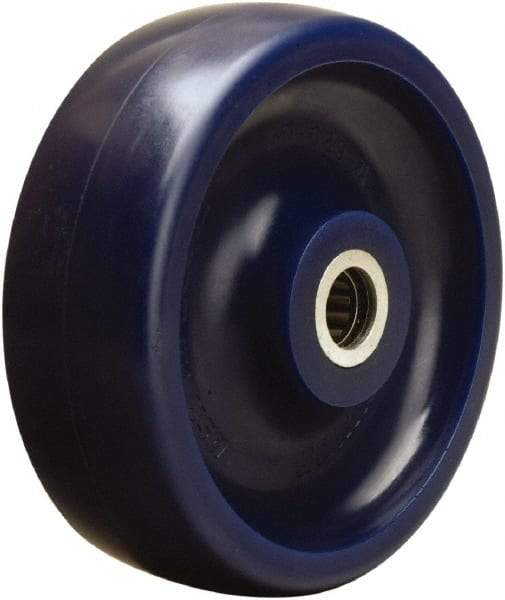 Hamilton - 6 Inch Diameter x 2 Inch Wide, Polyurethane Caster Wheel - 1,100 Lb. Capacity, 2-3/16 Inch Hub Length, 3/4 Inch Axle Diameter, Straight Roller Bearing - Benchmark Tooling