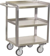 Jamco - 36" Wide x 35" High x 24" Deep, Mobile Work Stand - 1,200 Lb Capacity, 11" Shelf Clearance - Benchmark Tooling
