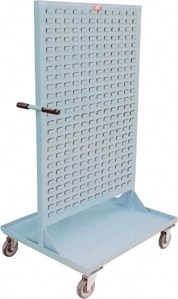 Jamco - Louvered Panel Cart - 36 Inch Overall Width x 30 Inch Overall Depth x 64 Inch Overall Height - Benchmark Tooling