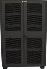 Jamco - 4 Shelf Visible Storage Cabinet - Steel, 48" Wide x 18" Deep x 78" High, Black - Benchmark Tooling