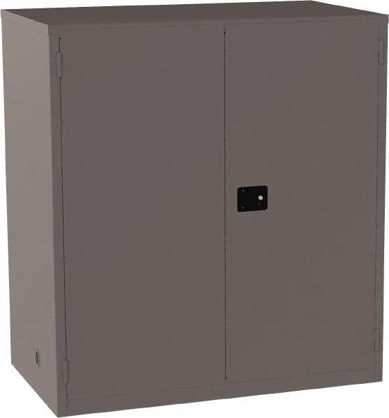 Jamco - 4 Shelf Security Storage Cabinet - Steel, 59" Wide x 34" Deep x 65" High, Gray - Benchmark Tooling