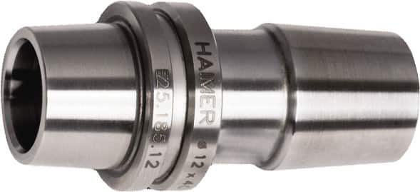 HAIMER - 3mm Hole Diam, HSK25E Taper Shank Shrink Fit Tool Holder & Adapter - 35mm Projection, 9mm Nose Diam, 15mm Clamping Depth, 25,000 RPM - Exact Industrial Supply