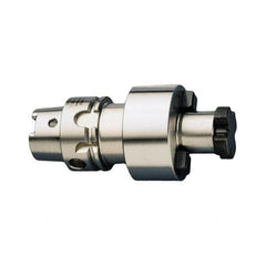 HAIMER - 1mm to 16mm Capacity, 70mm Projection, HSK50A Hollow Taper, ER25 Collet Chuck - 0.0001" TIR - Exact Industrial Supply