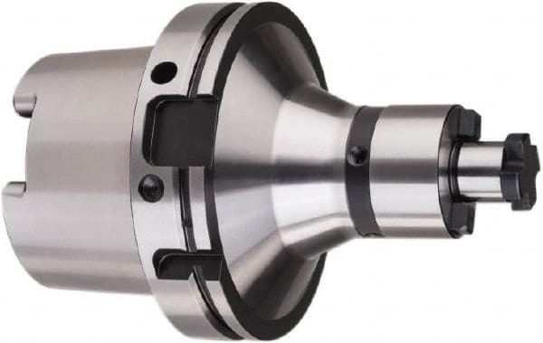 HAIMER - HSK125A Taper Face Mill Holder & Adapter - 27mm Pilot Diam, 100mm Arbor Length - Exact Industrial Supply