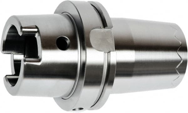 HAIMER - 16mm Hole Diam, HSK100A Taper Shank Shrink Fit Tool Holder & Adapter - 100mm Projection, 51mm Nose Diam, 50mm Clamping Depth, 25,000 RPM, Through Coolant - Exact Industrial Supply