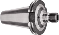 HAIMER - 1/8" to 3/8" Capacity, 3.94" Projection, CAT50 Taper Shank, ER16 Collet Chuck - 0.0001" TIR, Through-Spindle - Exact Industrial Supply